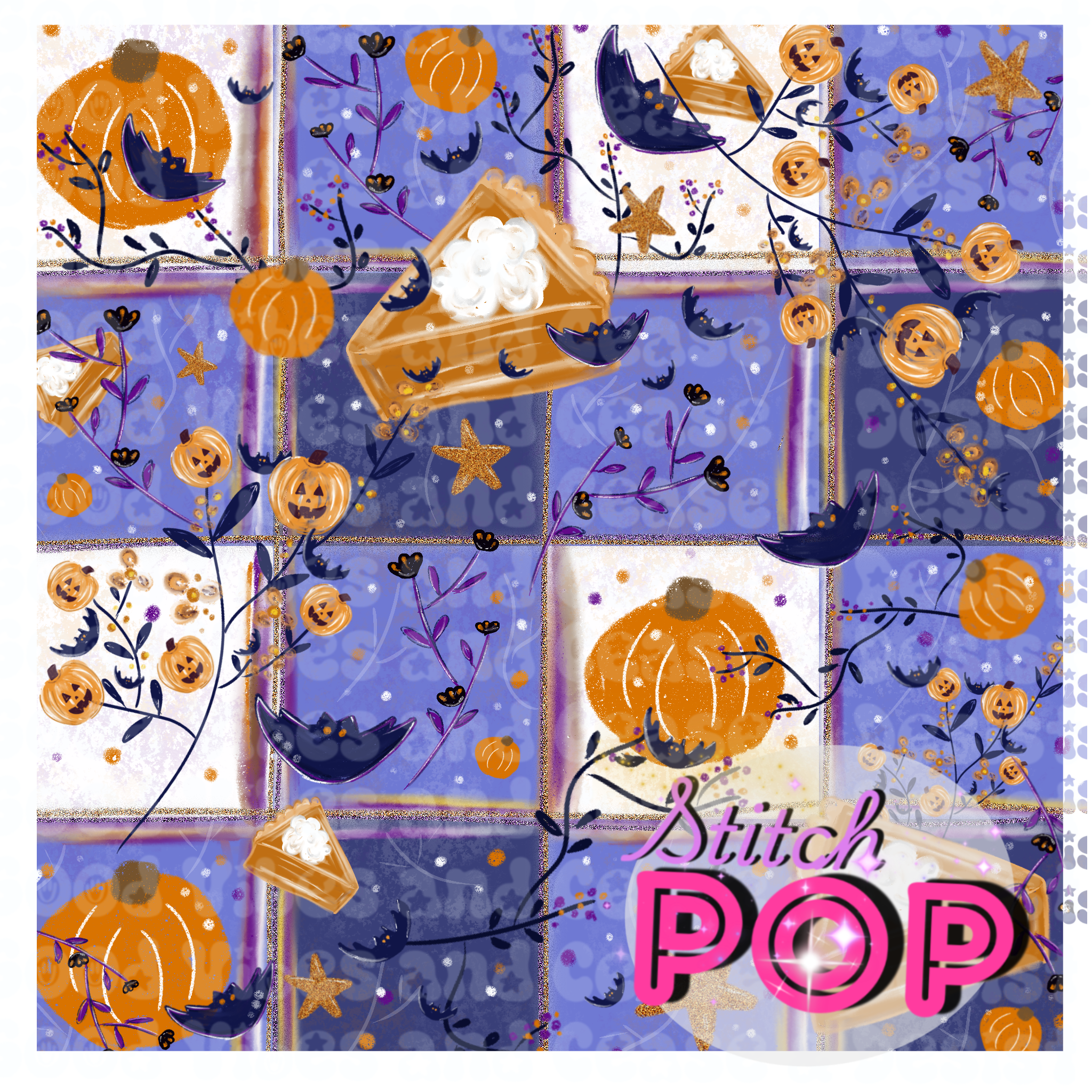 Halloween Pie original - Seamless File