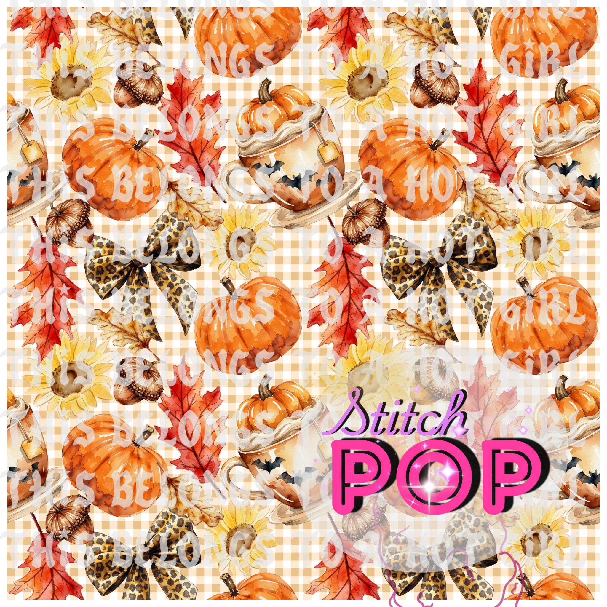 Fall gingham light - Seamless File