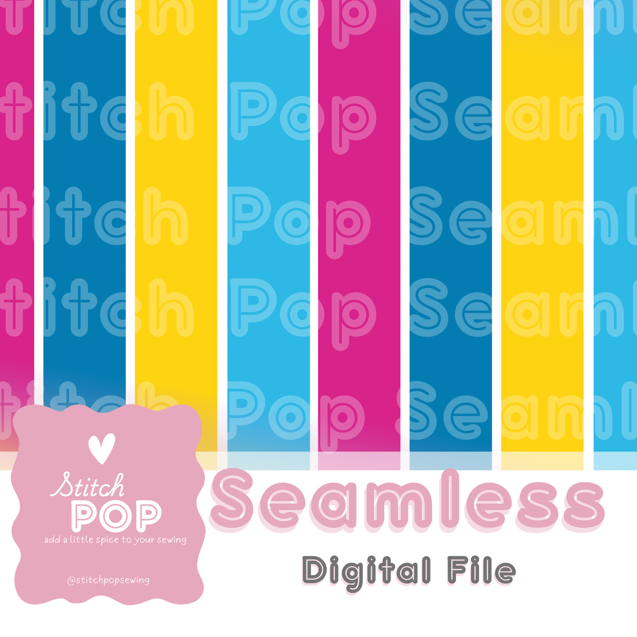 Sunshine Stripes Multi - Seamless File