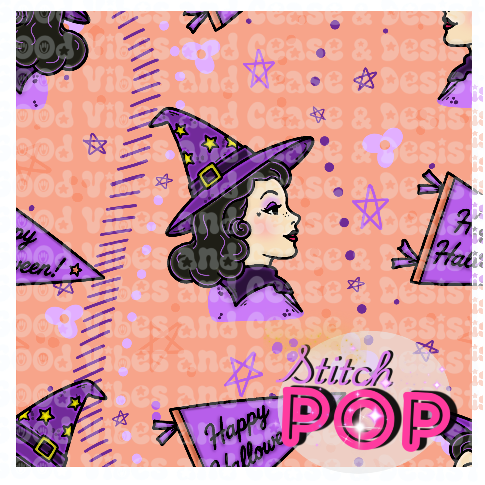 Witchy orange - Seamless File