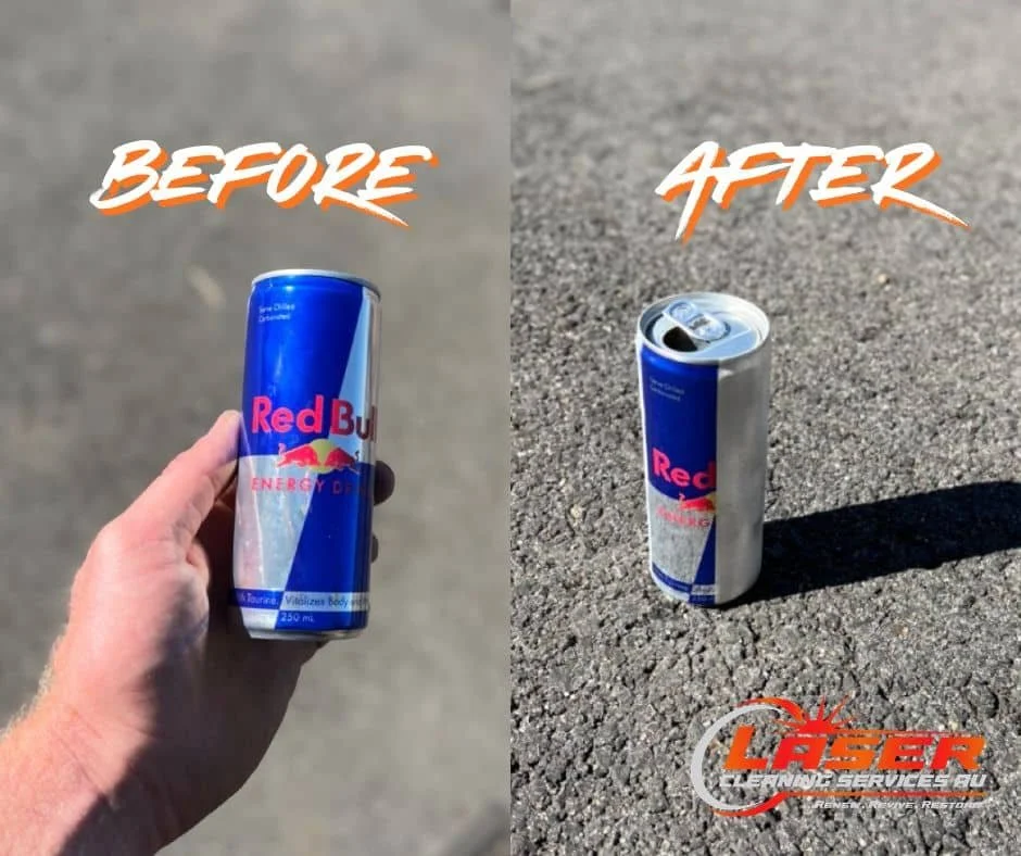 Precision laser paint removal demonstration - Ellinbank, Victoria