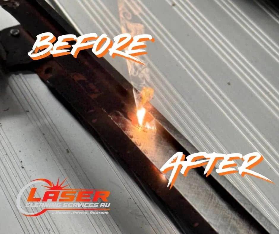 Rust removal from steel beam - Gippsland, Victoria