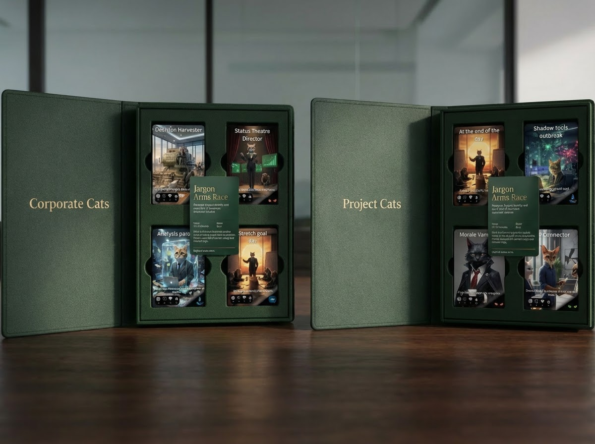 Corporate Cats executive workshop toolkit packaging