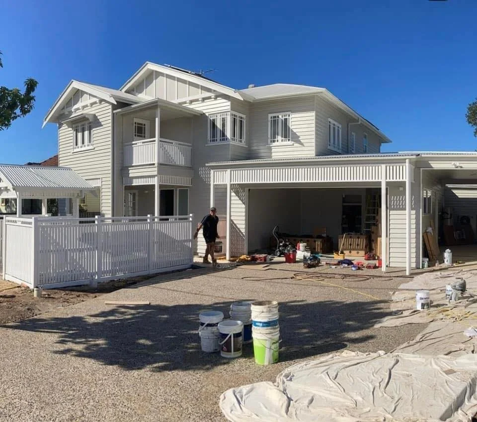 New build home painting project completed in North Brisbane.