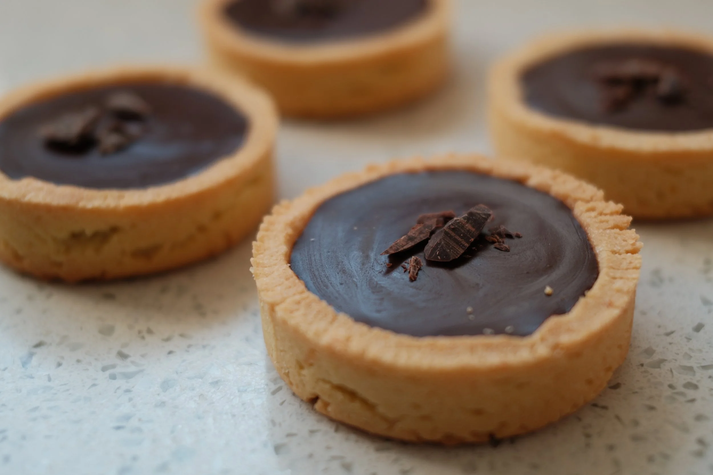 Chocolate Ganache-box 4 Tarts