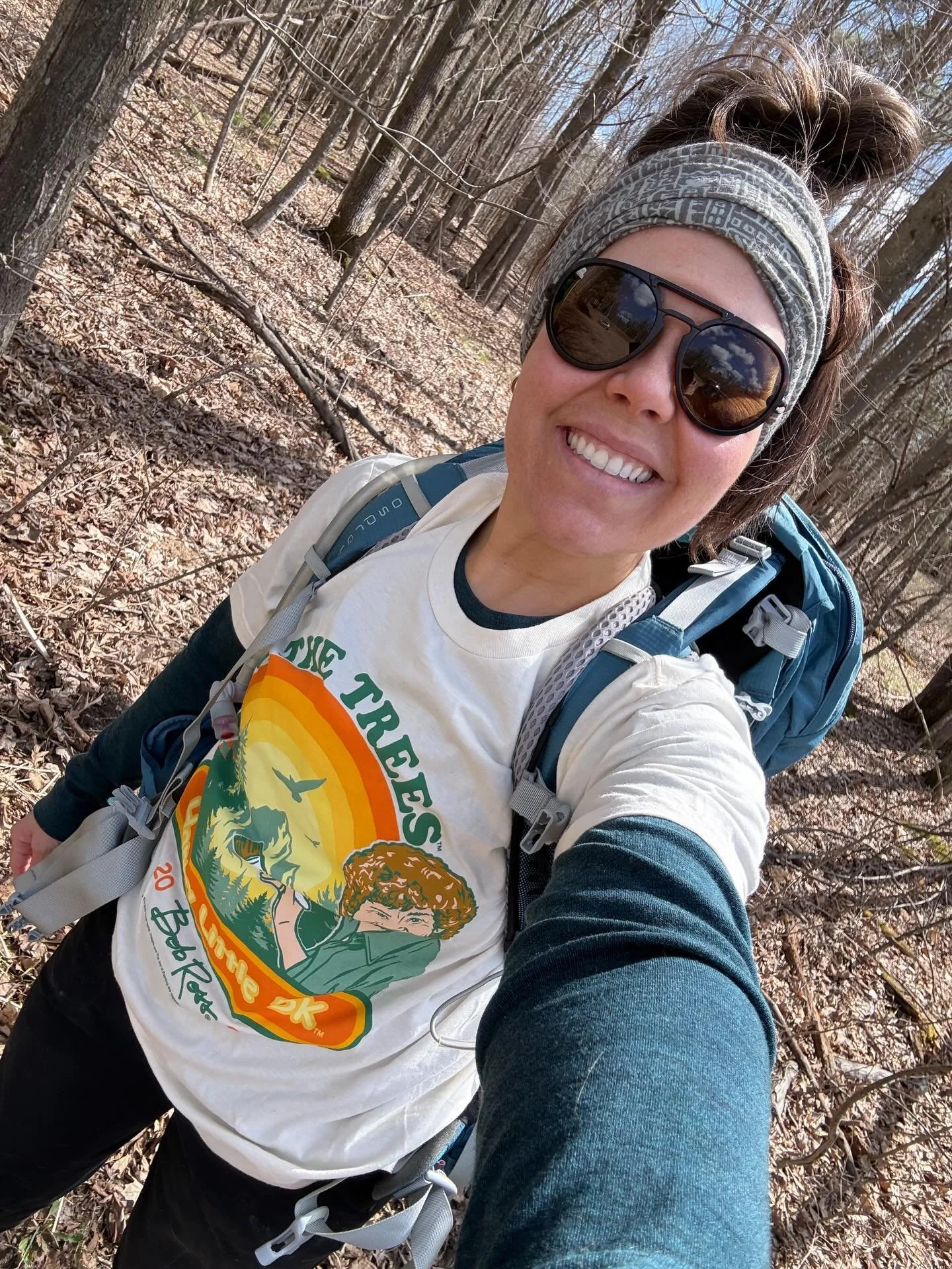 Annual #runforthetrees 5K complete! Except this year I rucked it with 40# on my back 😮&zwj;💨
If you aren&rsquo;t familiar - Run for the Trees is a nationwide virtual 5K that started in Michigan honoring Bob Ross. It is always held during Earth Day 
