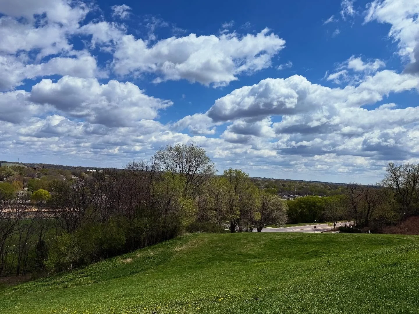 &ldquo;Herman the German&rdquo; - climbed to the top of Herman Heights Park to get a beautiful view of New Ulm, MN 🇩🇪