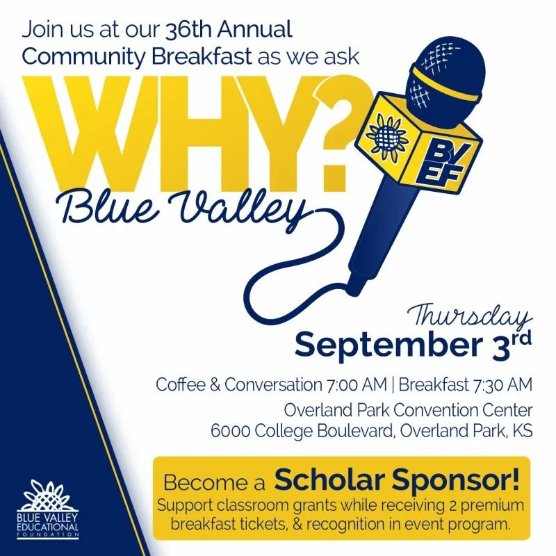 Blue Valley Educational Foundation: 36th Anniversary Breakfast