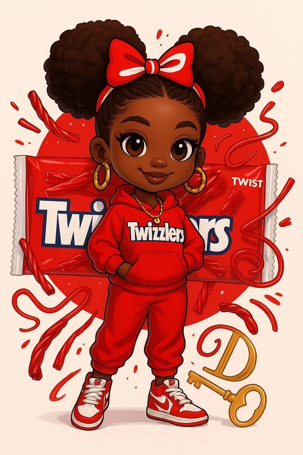 Twizzlers Composition Notebook