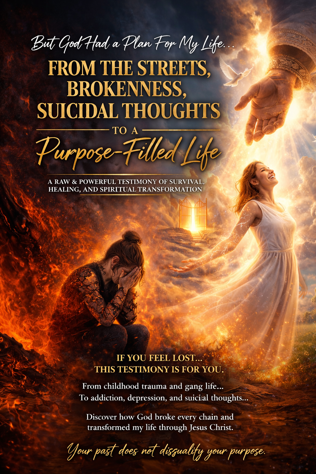From brokenness, suicidal thoughts to a purpose filled life