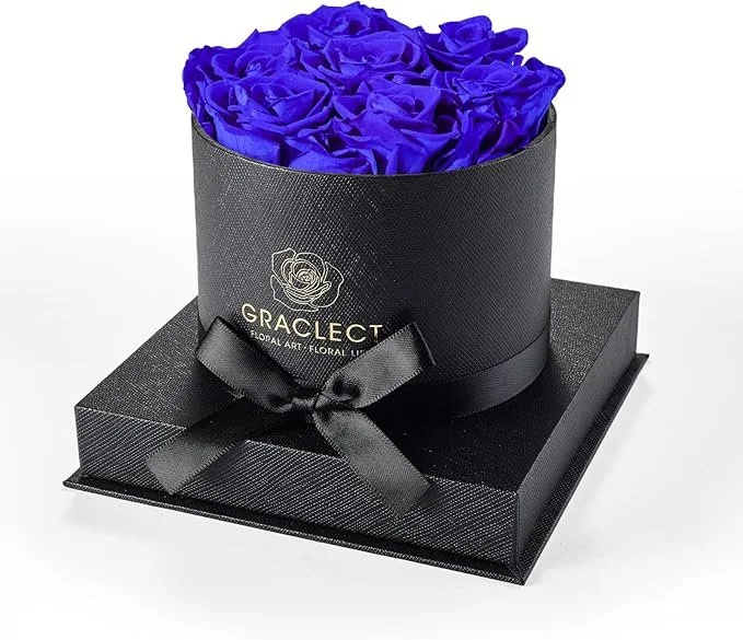 Preserved Roses in a Box - Forever Flowers, Immortal Roses, Eternal Rose Birthday Gifts for Her, for Mom