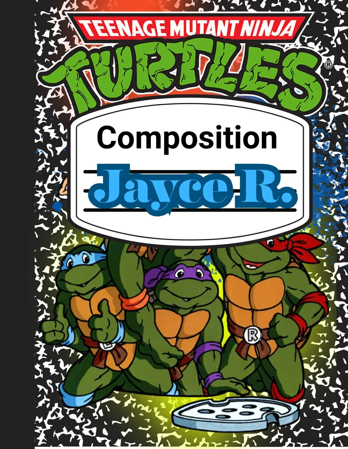Ninja Turtle Composition Notebook