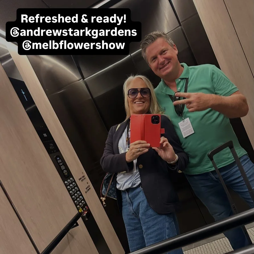 Day 1 @andrewstarkgardendesign @melbflowershow @lansonplaceparliamentgardens
