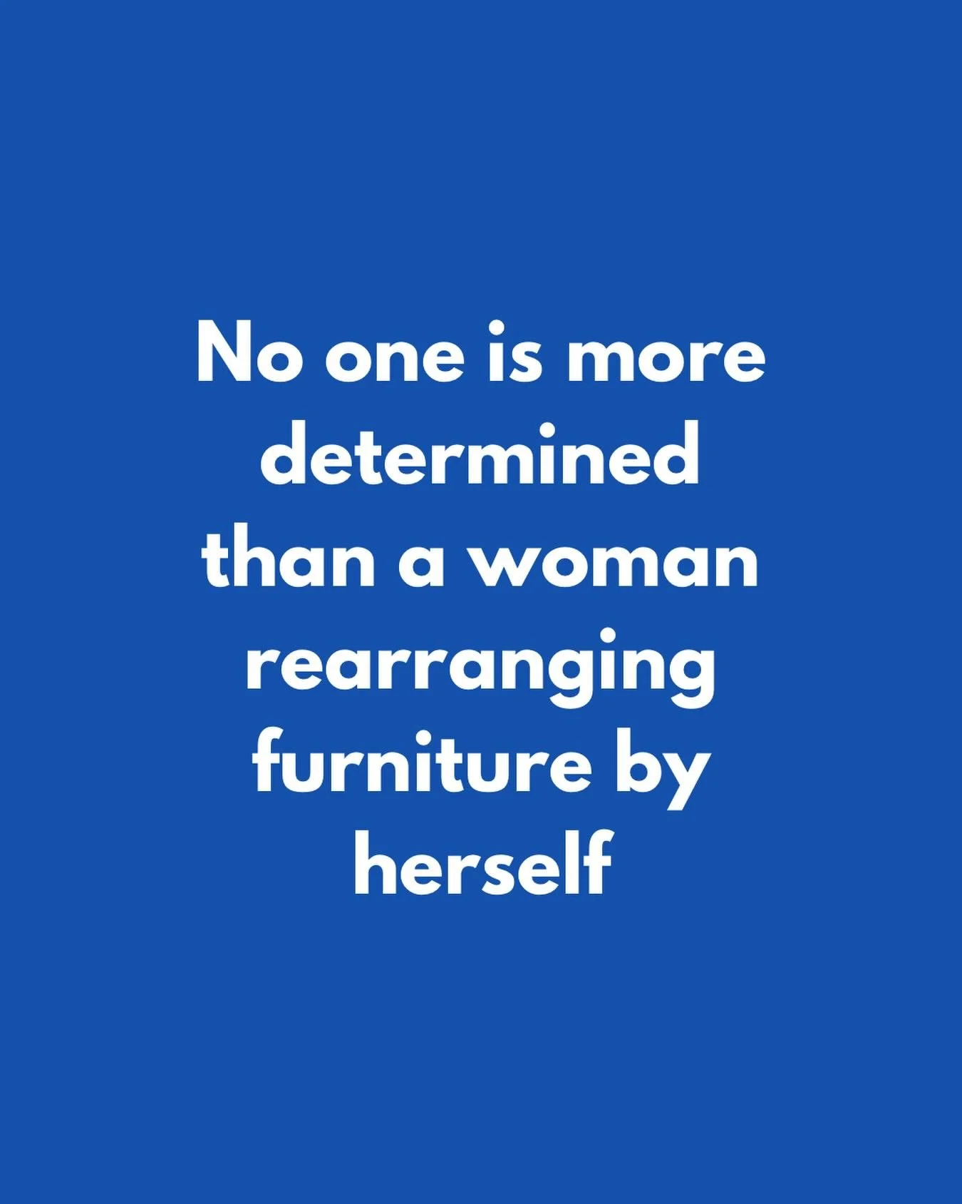 A woman on a mission 😉✨