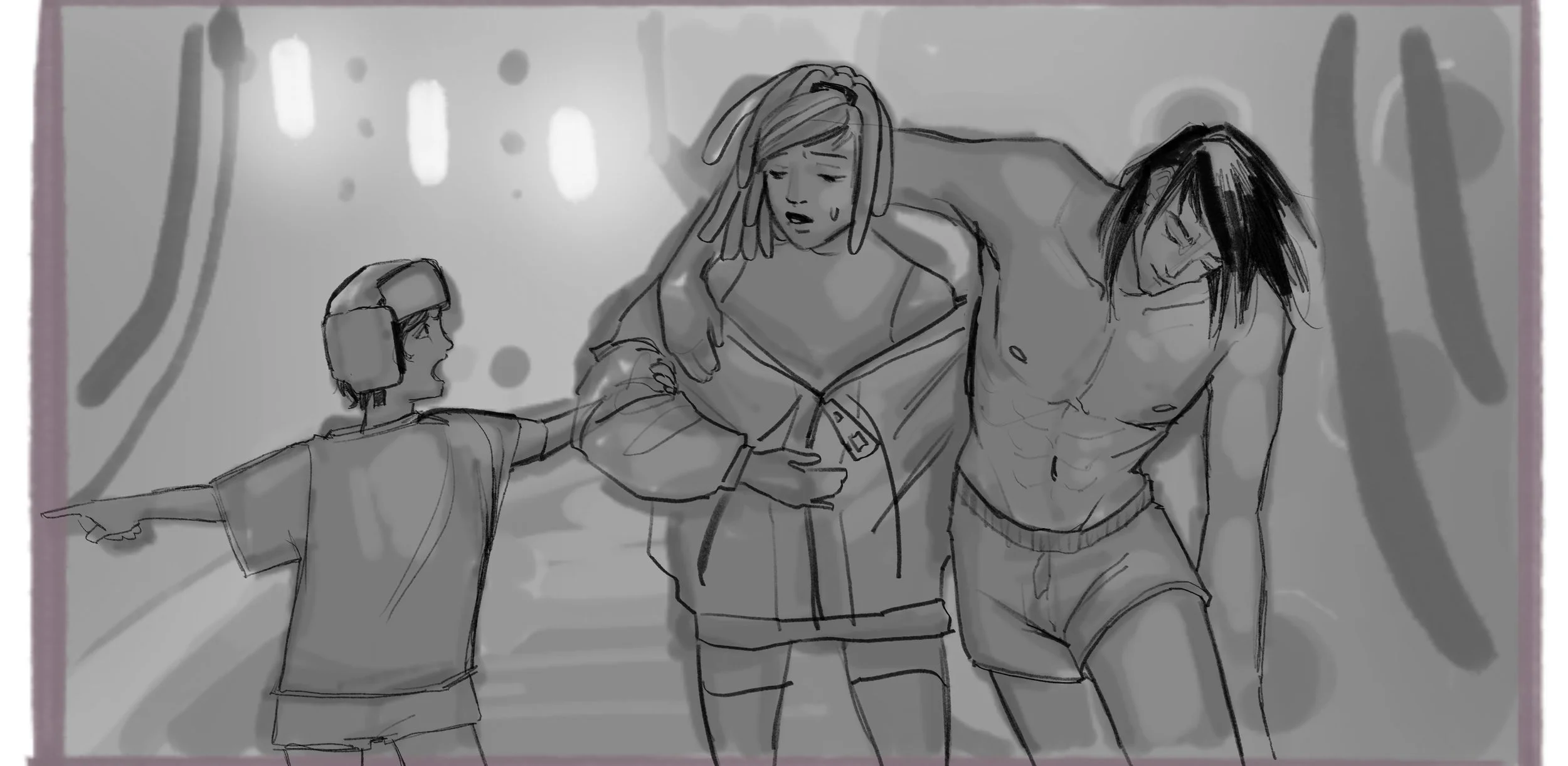 Sketch over thumbnail