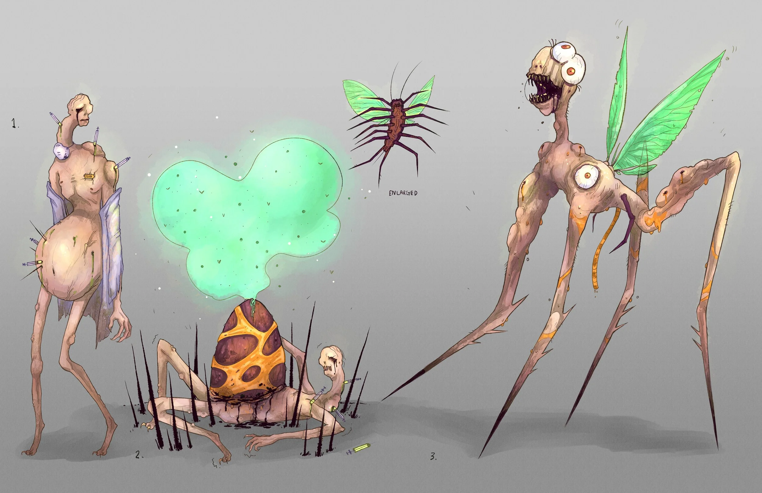 Boss creature stages 1-3