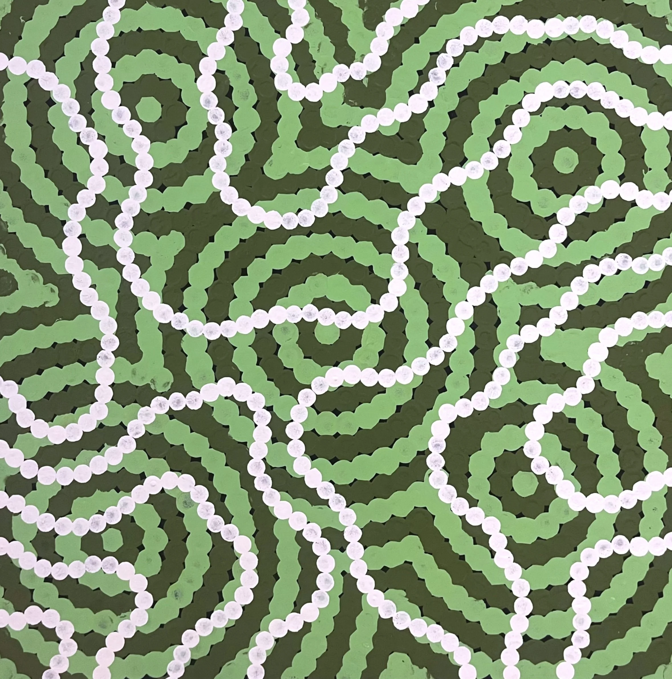 Original Aboriginal artwork by Bunjil Art titled Beaten Track