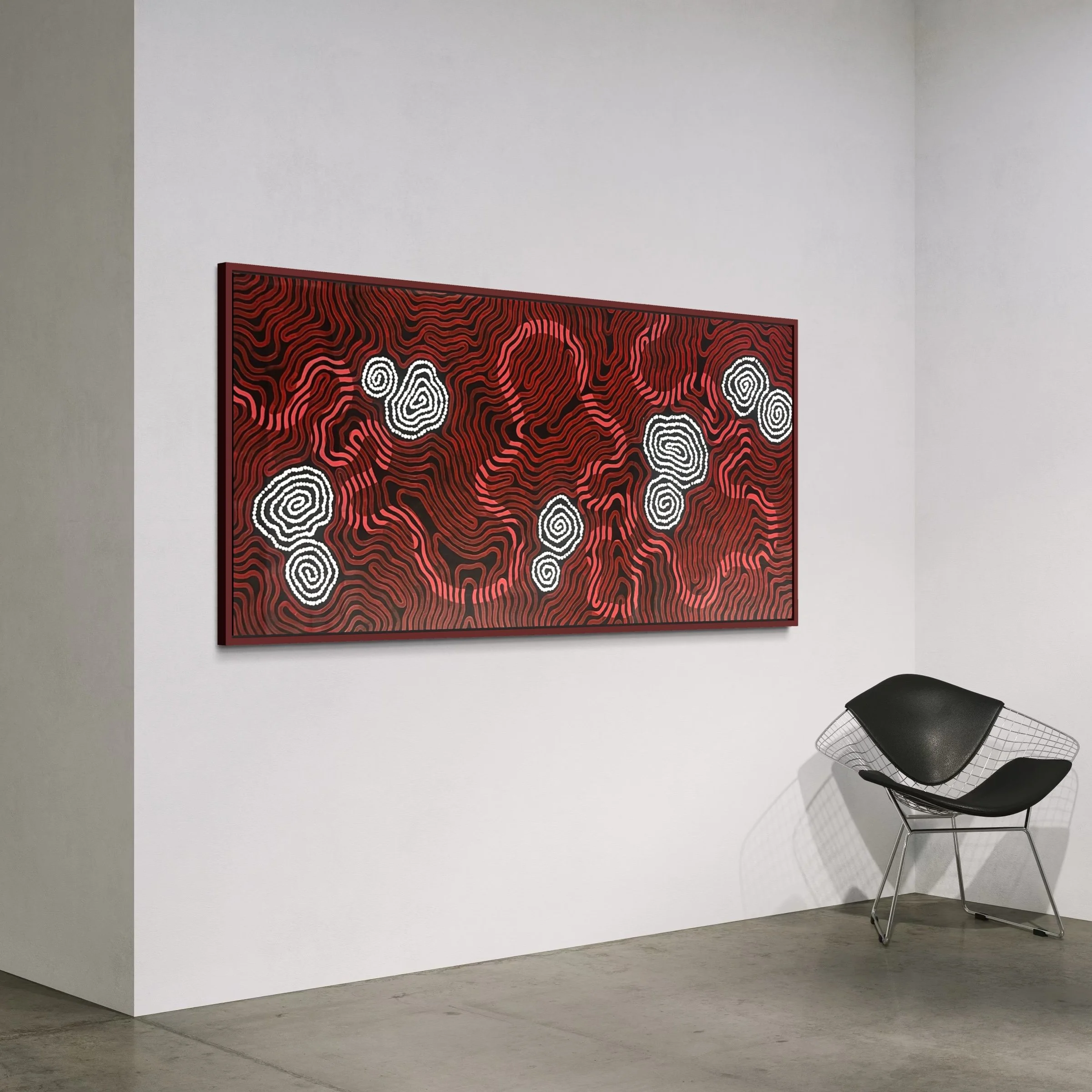 Original Aboriginal artwork by Bunjil Art titled Guided 2