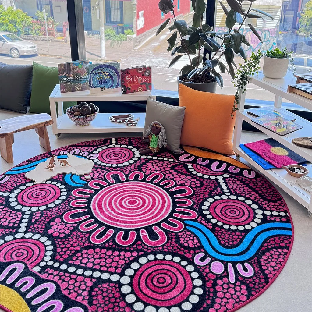 Contemporary Aboriginal artist Bunjil Art collaborating with businesses on custom artwork and creative projects