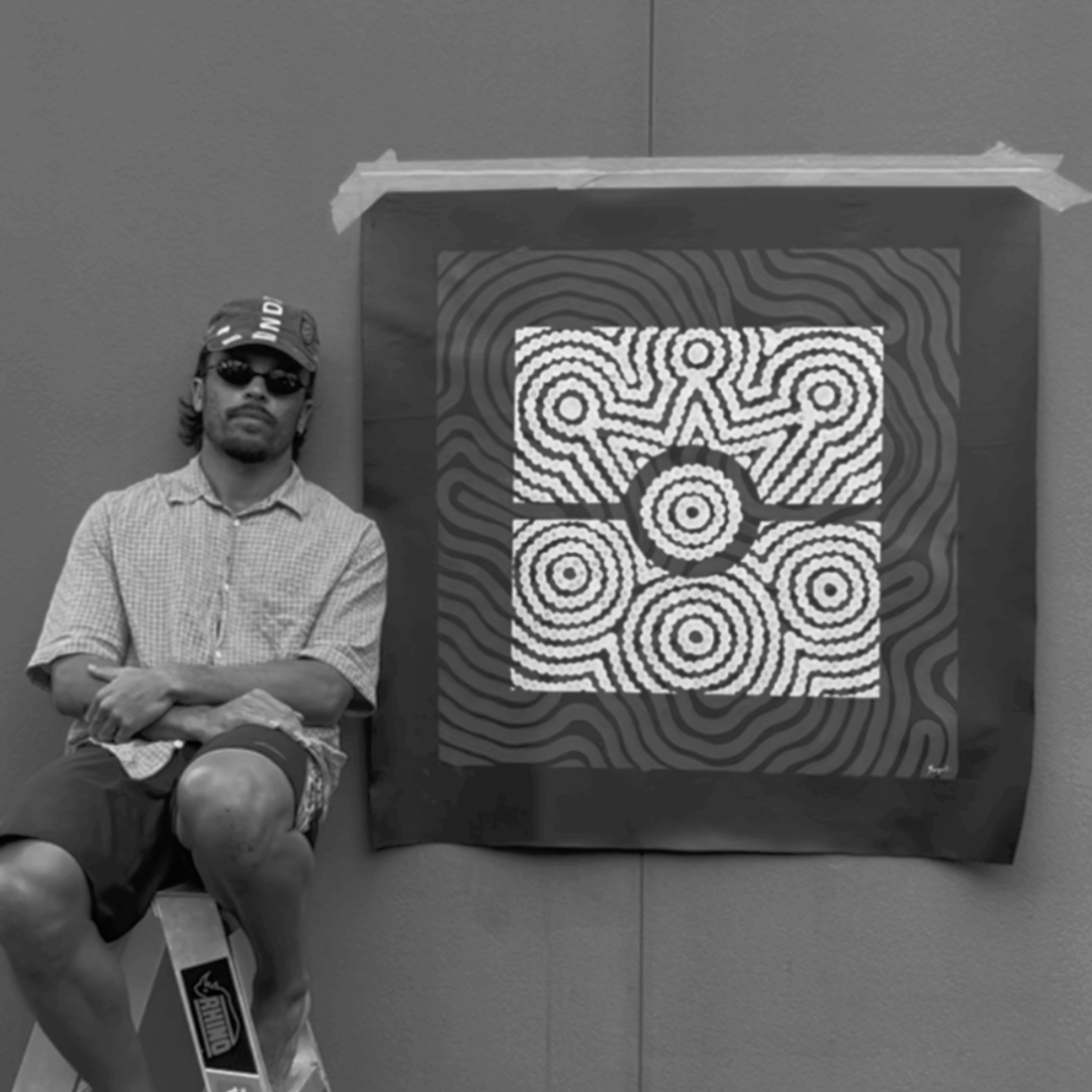 Original Aboriginal artwork by Bunjil Art titled Culture Is King