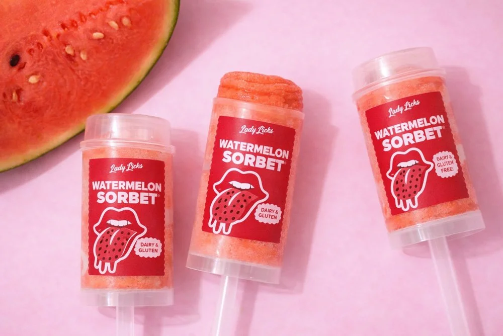 Watermelon Sorbet push-pop