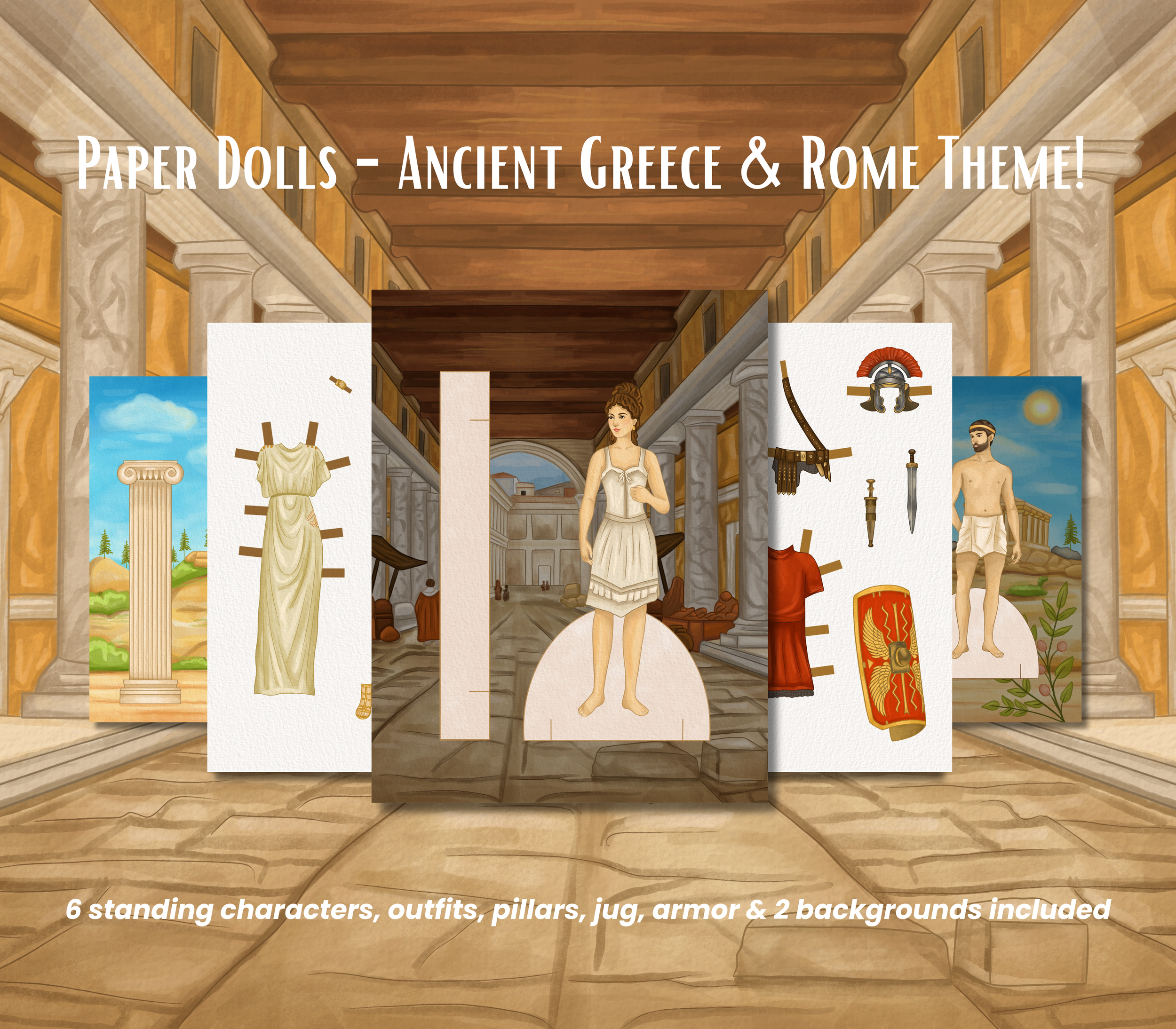 Ancient Rome Paper Dolls