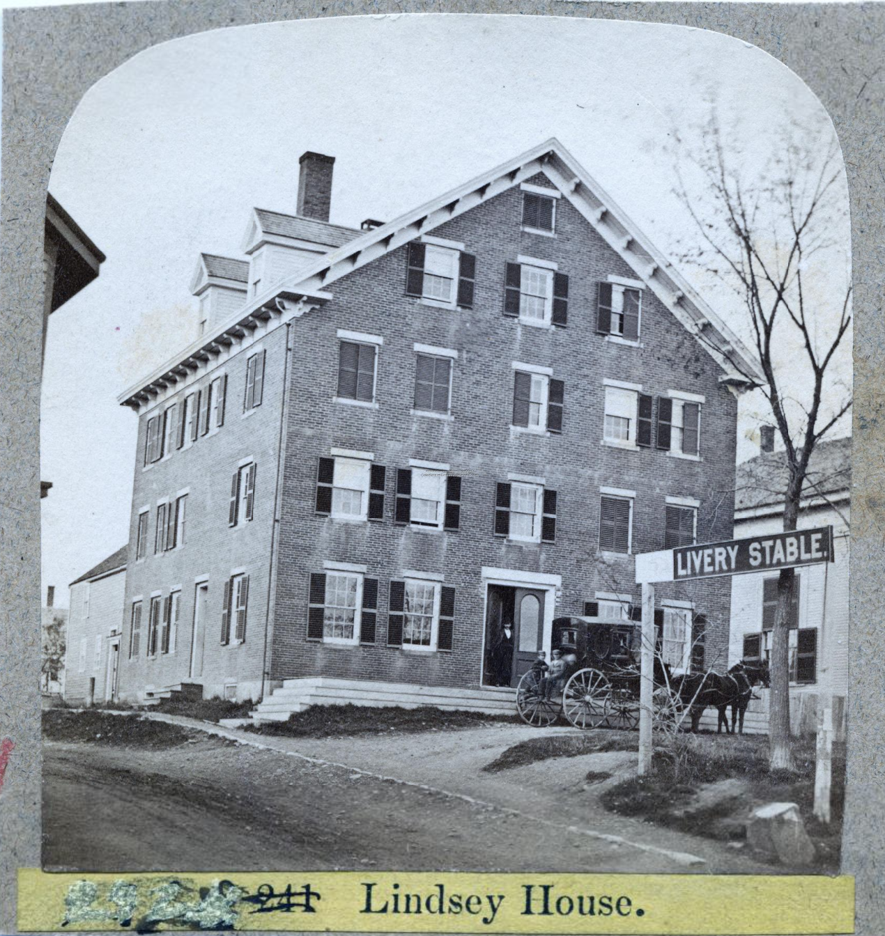 The Lindsey House, year 1875