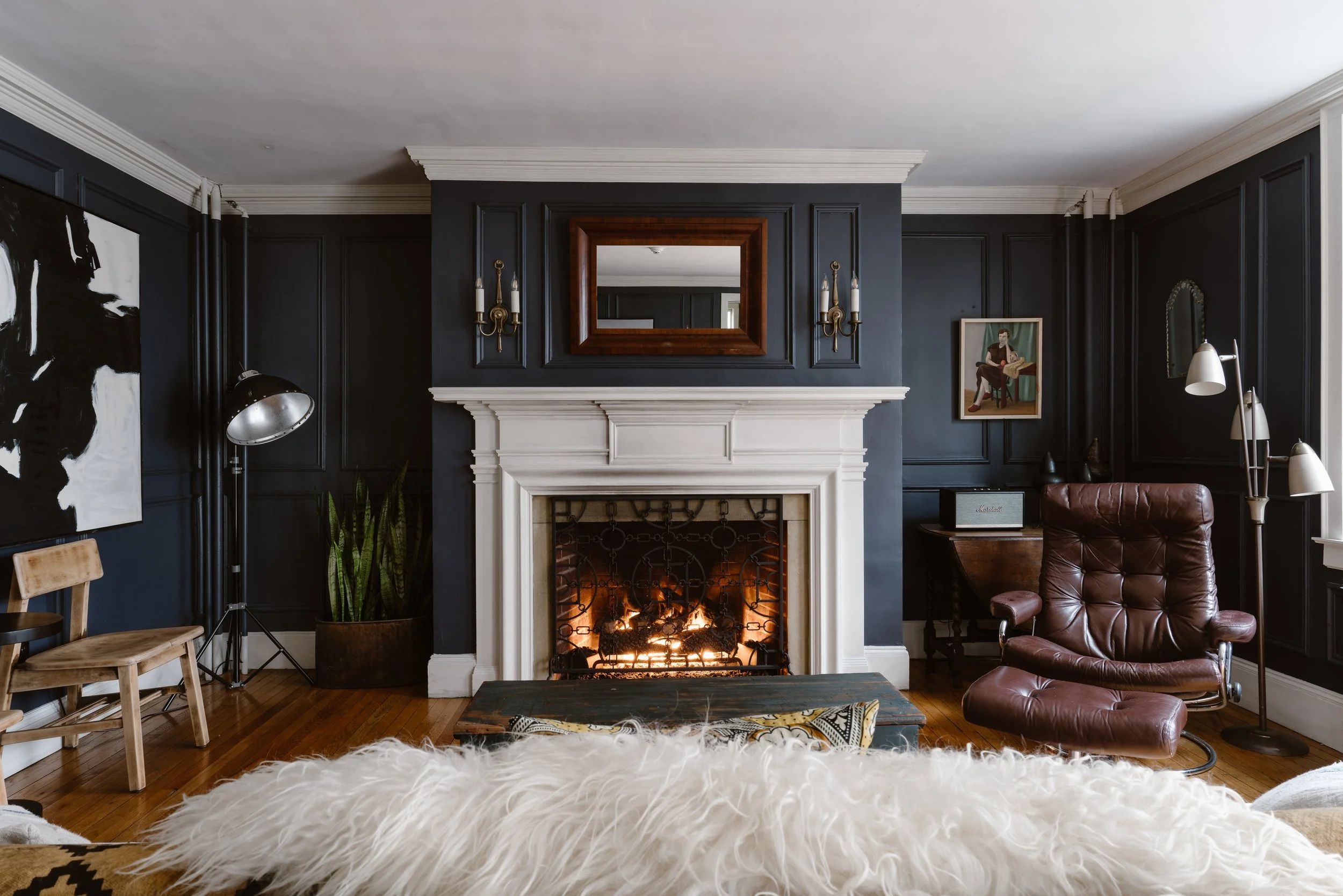 Common Area with Fireplace