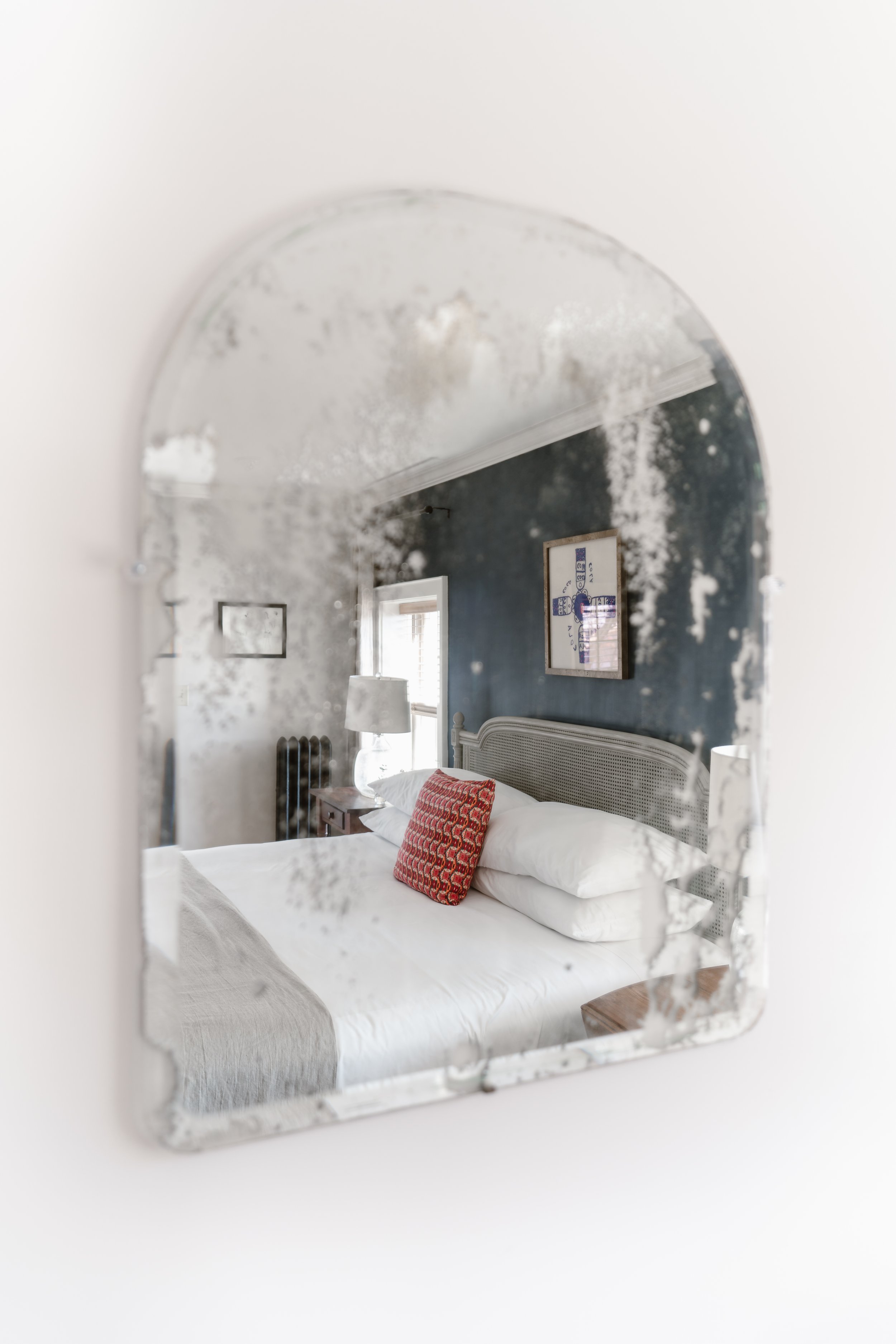 Guest Room Viewed From Mirror Reflection