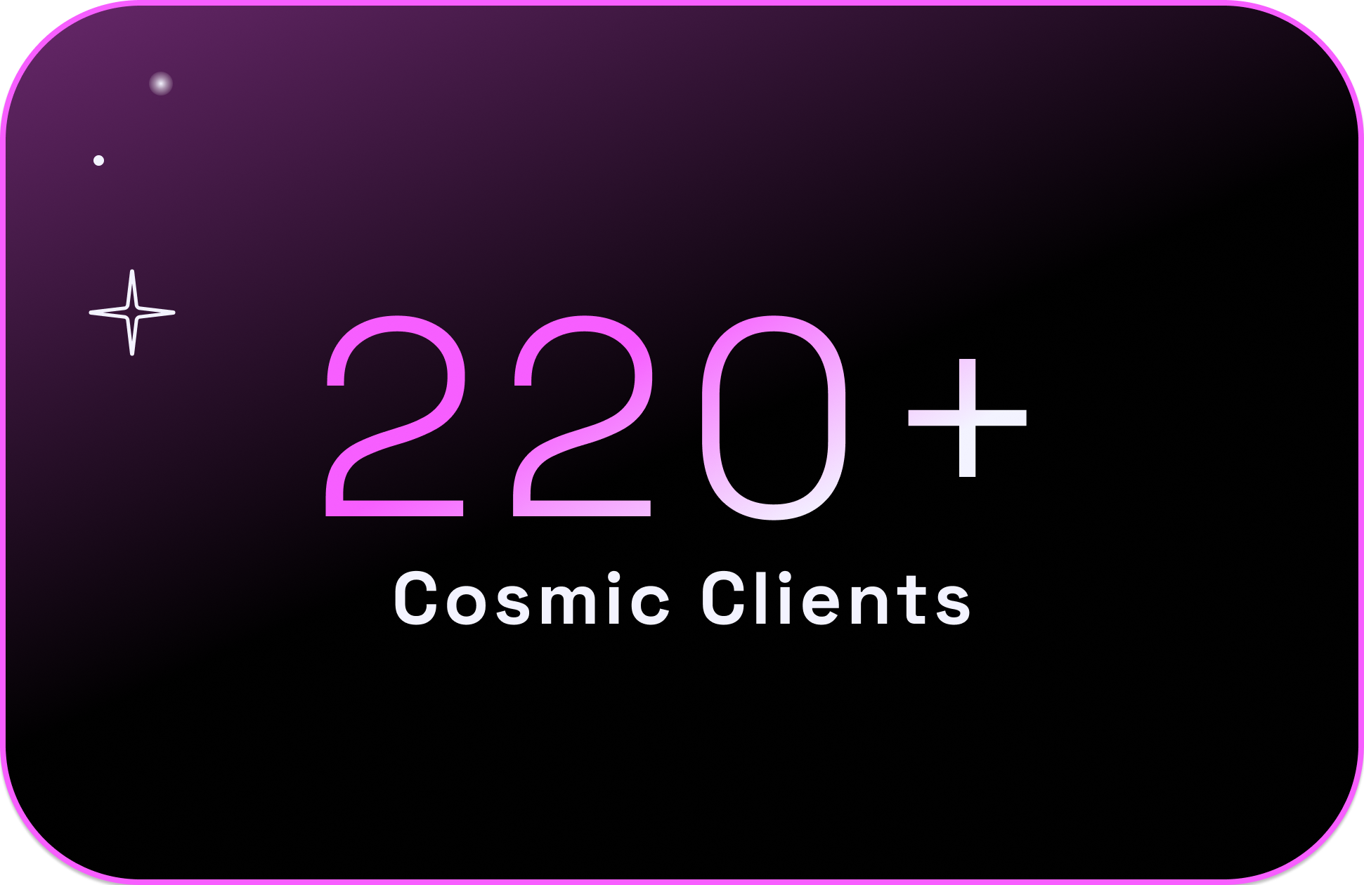220+ Cosmic Clients