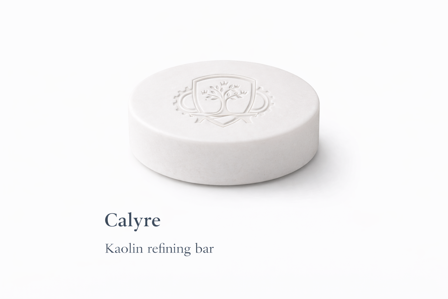 Calyre Kaolin Refining Soap Bar by King Growth Lounge, a gentle clay-based vegan soap formulated to cleanse and refine the skin.