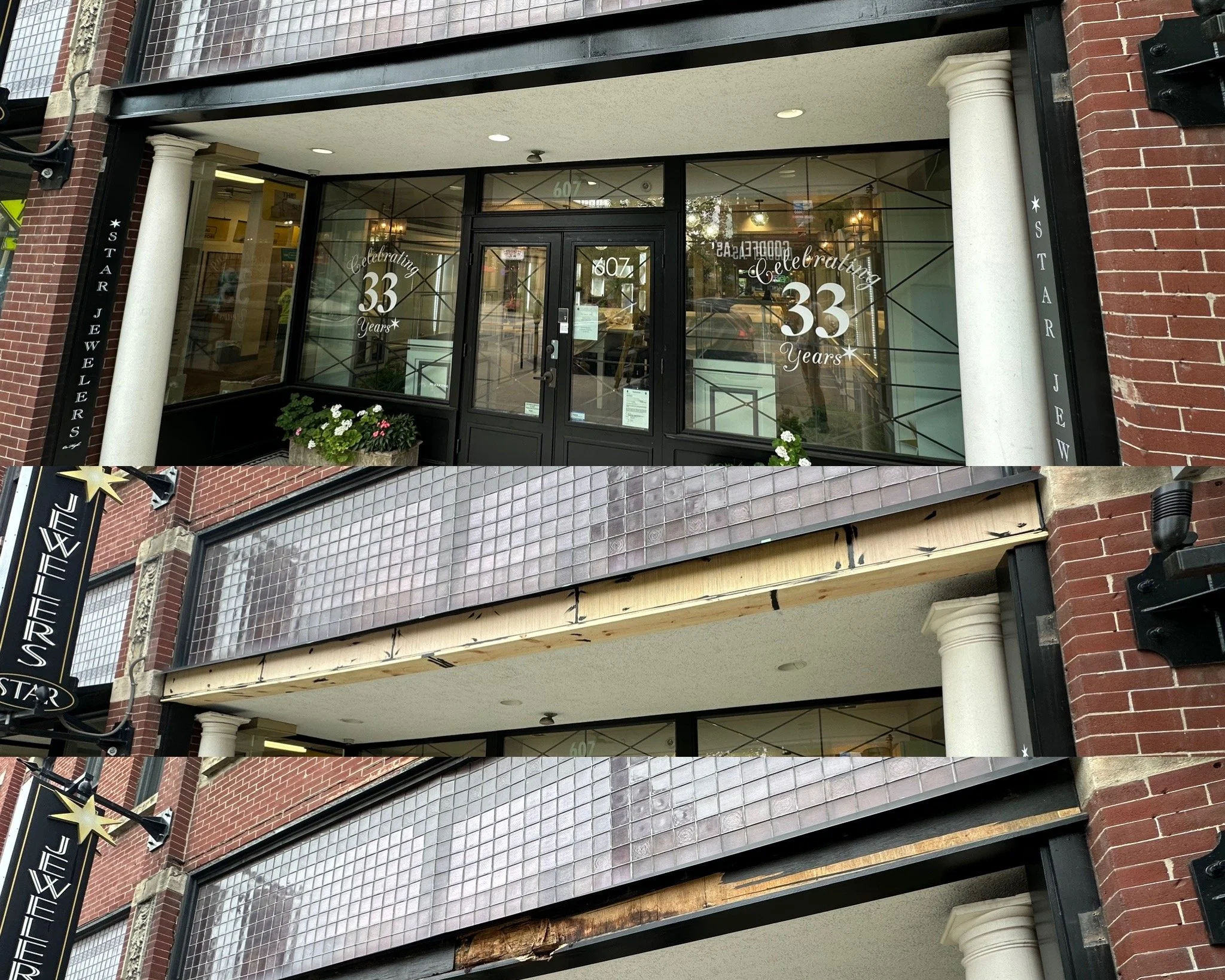 Yukon Building Star Jewlers restoration work