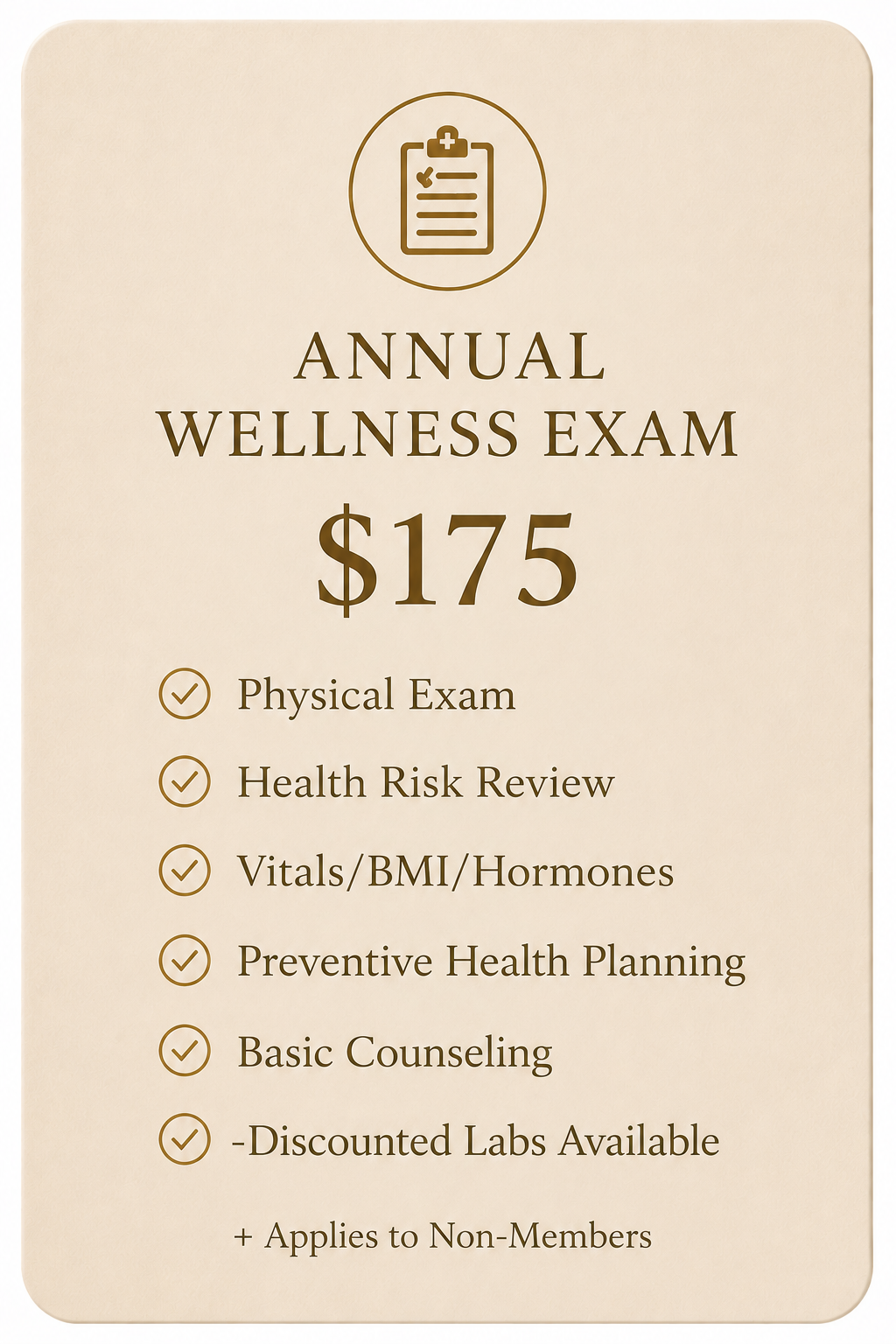 Annual Wellness Exam