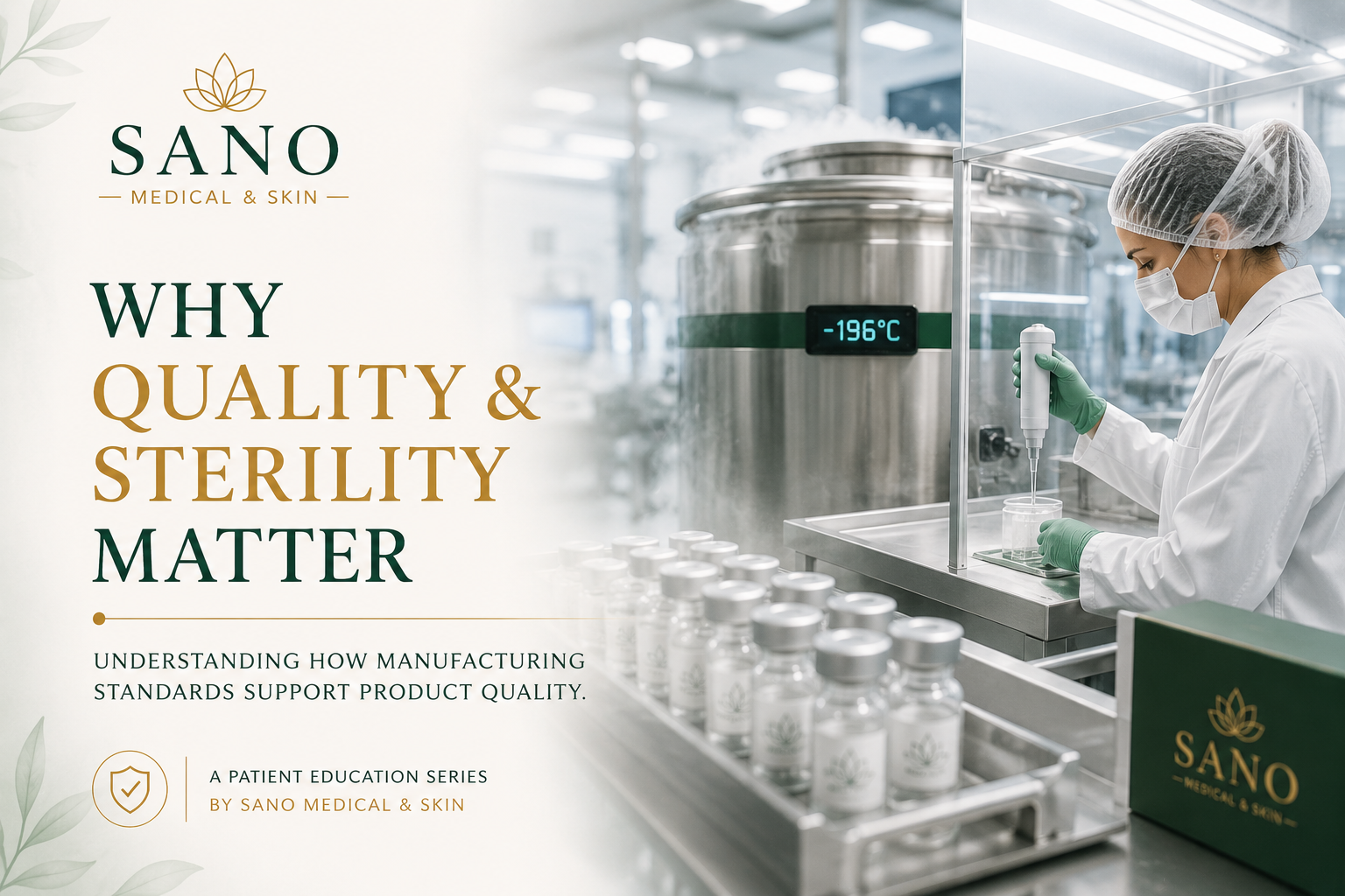 Why Quality &amp; Sterility Matter
