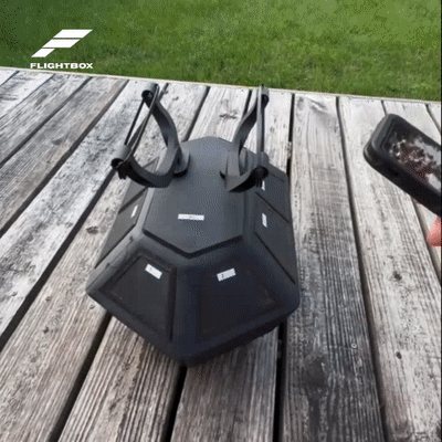 GIF showing Testing of Flightbox v1 MVP; ID-matching Recipient’s medication to a specific bay.