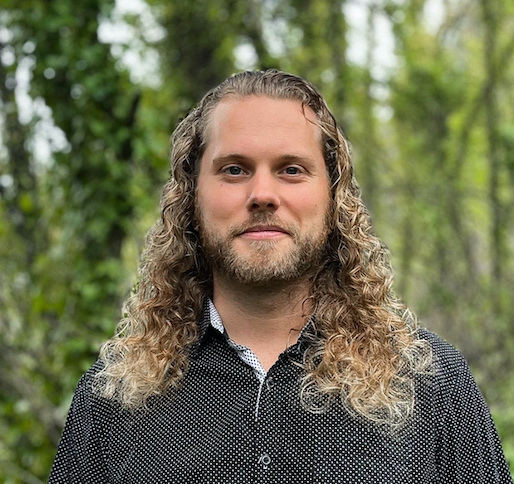Flightbox Principal Software Developer Bryant MacMahon in dark polo