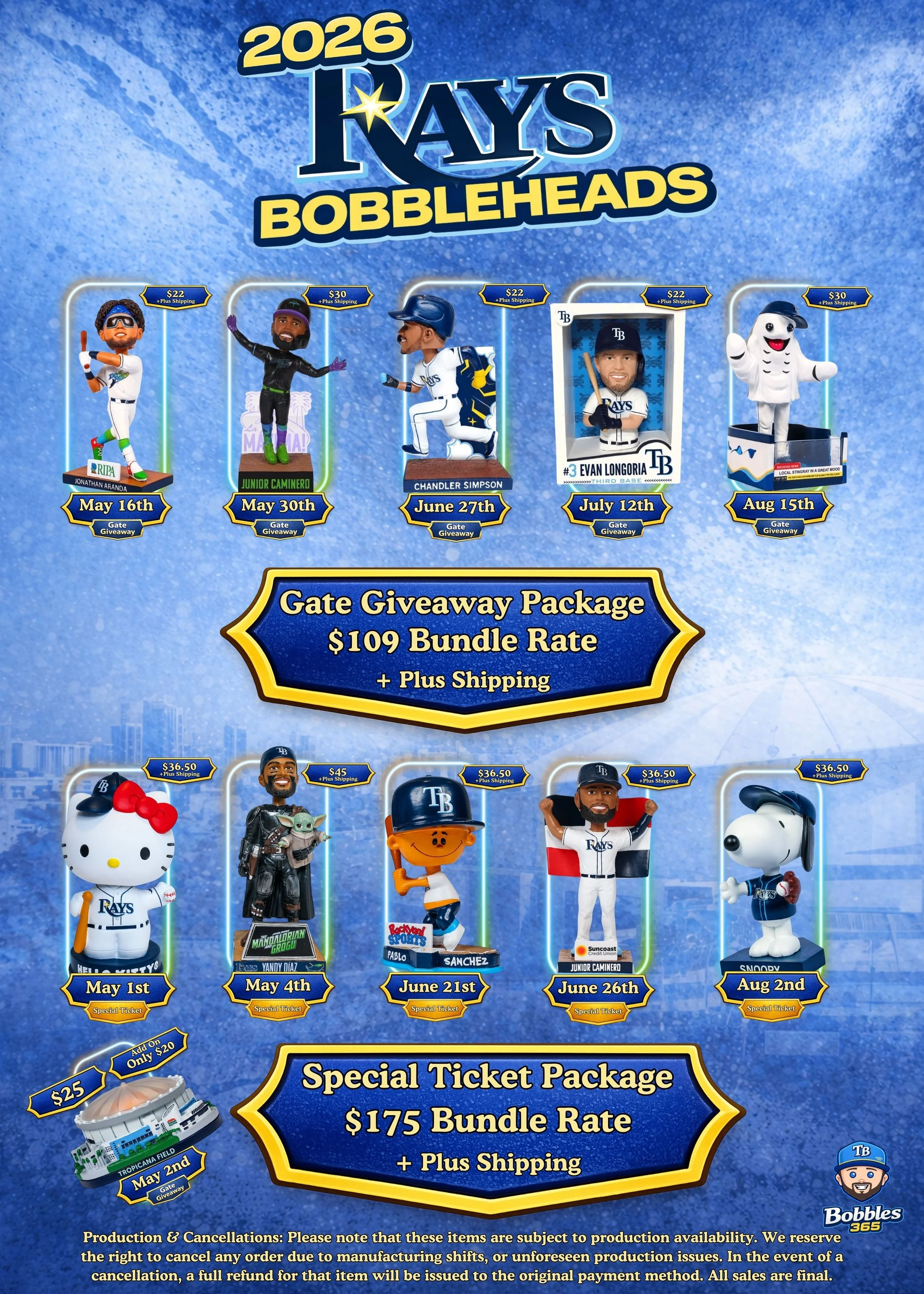2026 Tampa Bay Rays - Special Ticket Bundle