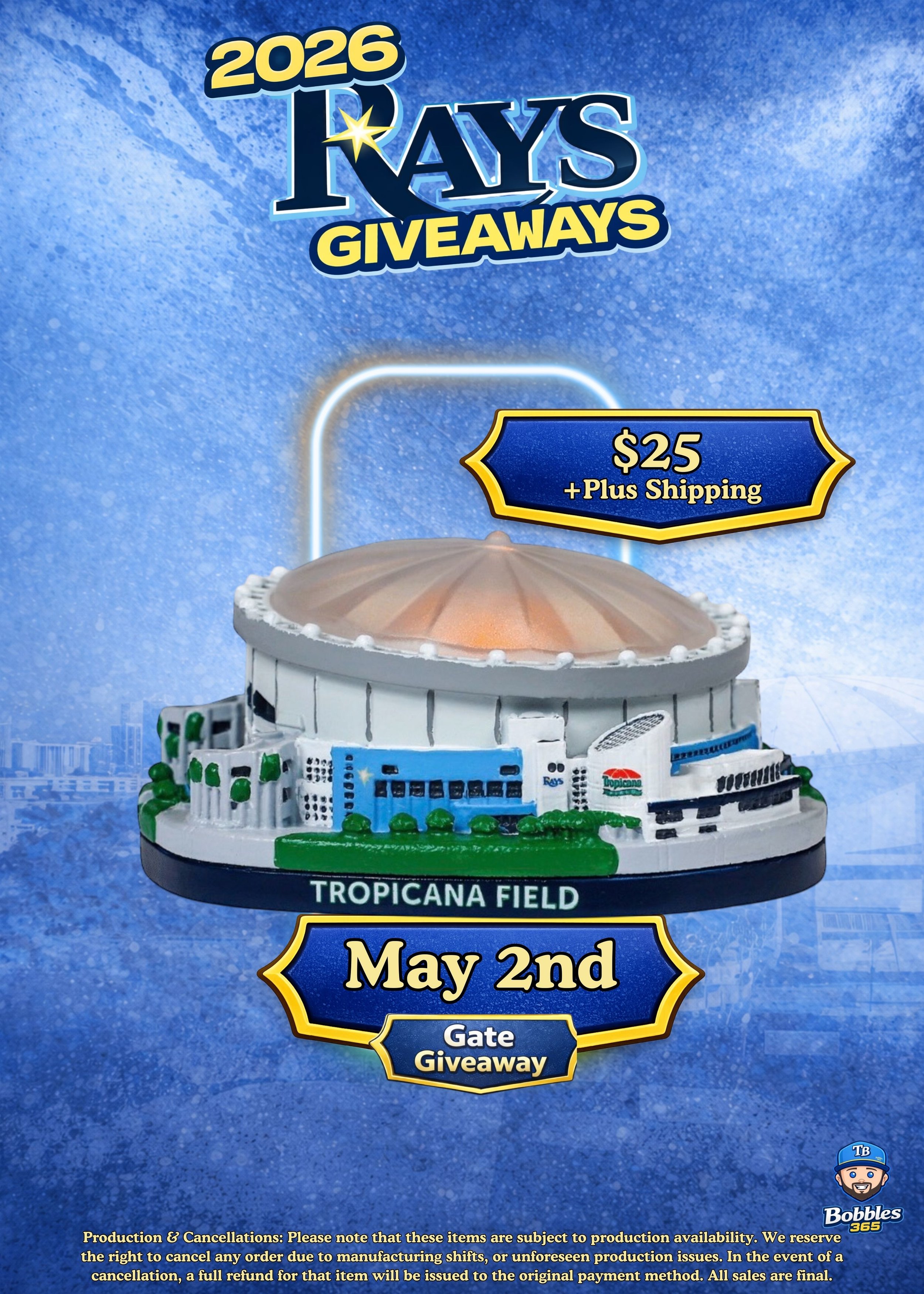 Tropicana Field Replica - Presale