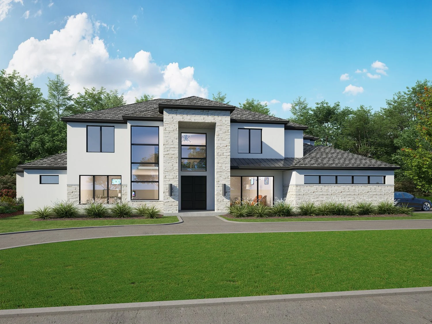 The homeowner is all set to build their dream home in Little Elm, Texas, taking inspiration from other beautiful facades. The house will be a spacious 4,900 sq ft with four bedrooms, each having its own private ensuite. It will also boast of a large 