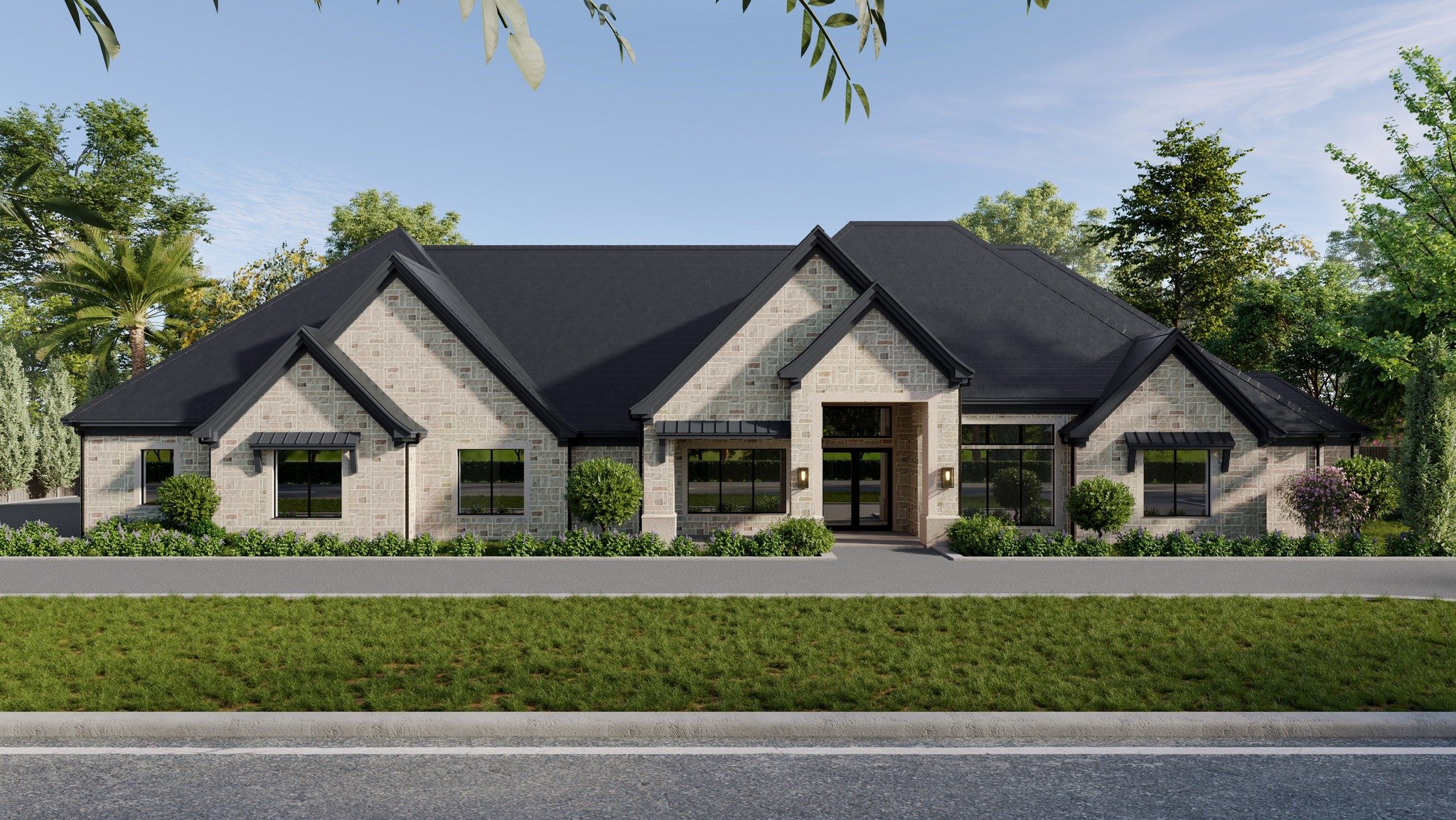 Another exceptional custom estate is taking shape in Chamberlain Park in Fairview, Texas, built by Aaron Wallrath Custom Homes.

This 5,738 sq ft single-story residence is designed for elevated everyday living and serious entertaining.

&ndash; 4 spa