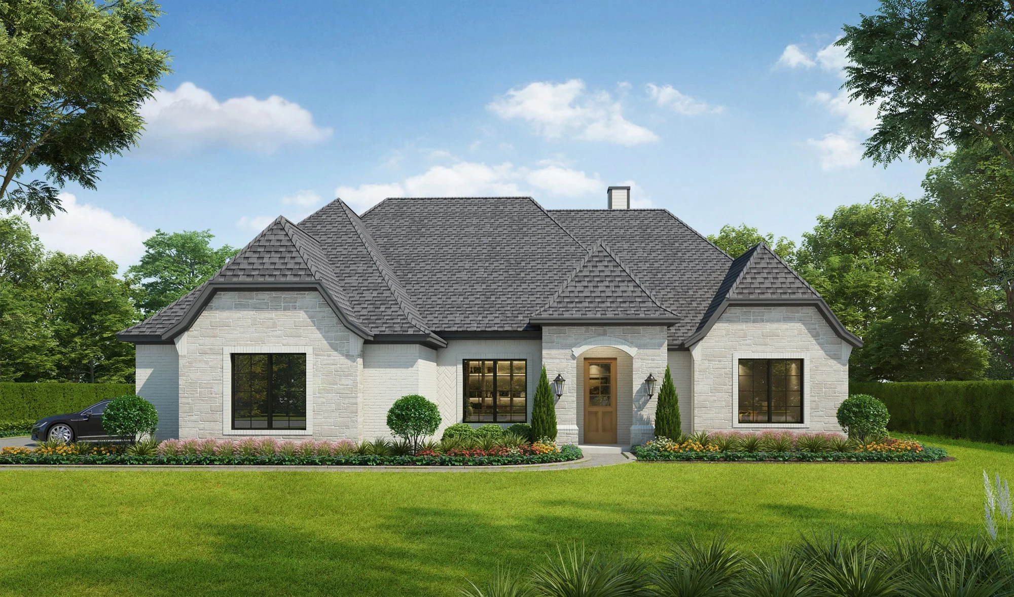 Modern European One-Story Coming to Lake Country Crossing

Another beautiful home taking shape in Lake Country Crossing in Pottsboro, Texas. This 2,704 sq ft Modern European one-story is being built by Liv N Build Texas and blends timeless stone arch