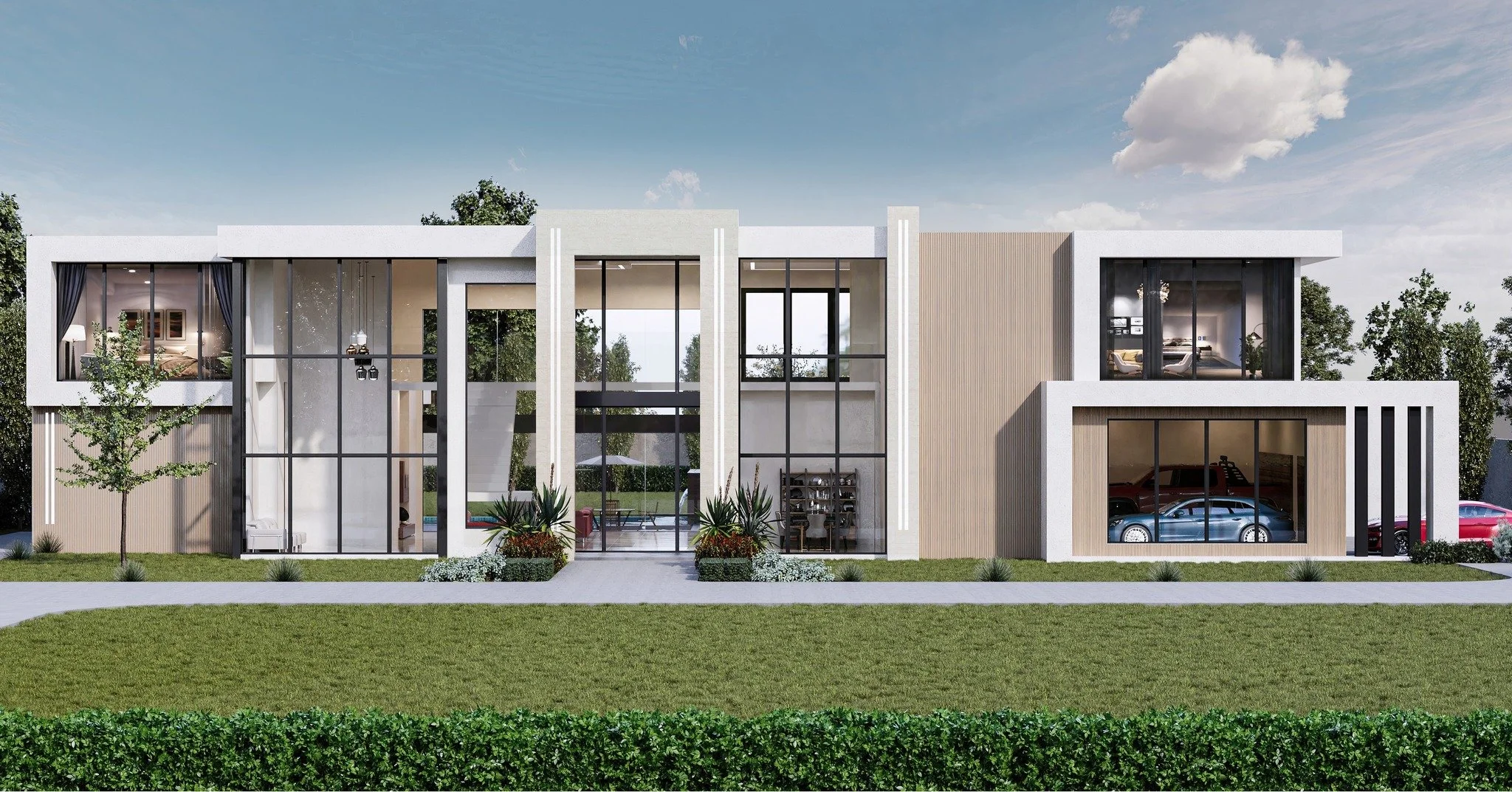 Just had to share this incredible new custom contemporary estate we just completed for Monaco Pinnacle Homes in The Hills of Kingswood, Frisco, Texas. The place boasts 7,767 sq ft of pure luxury, including 5 bedrooms with private ensuites, a stunning