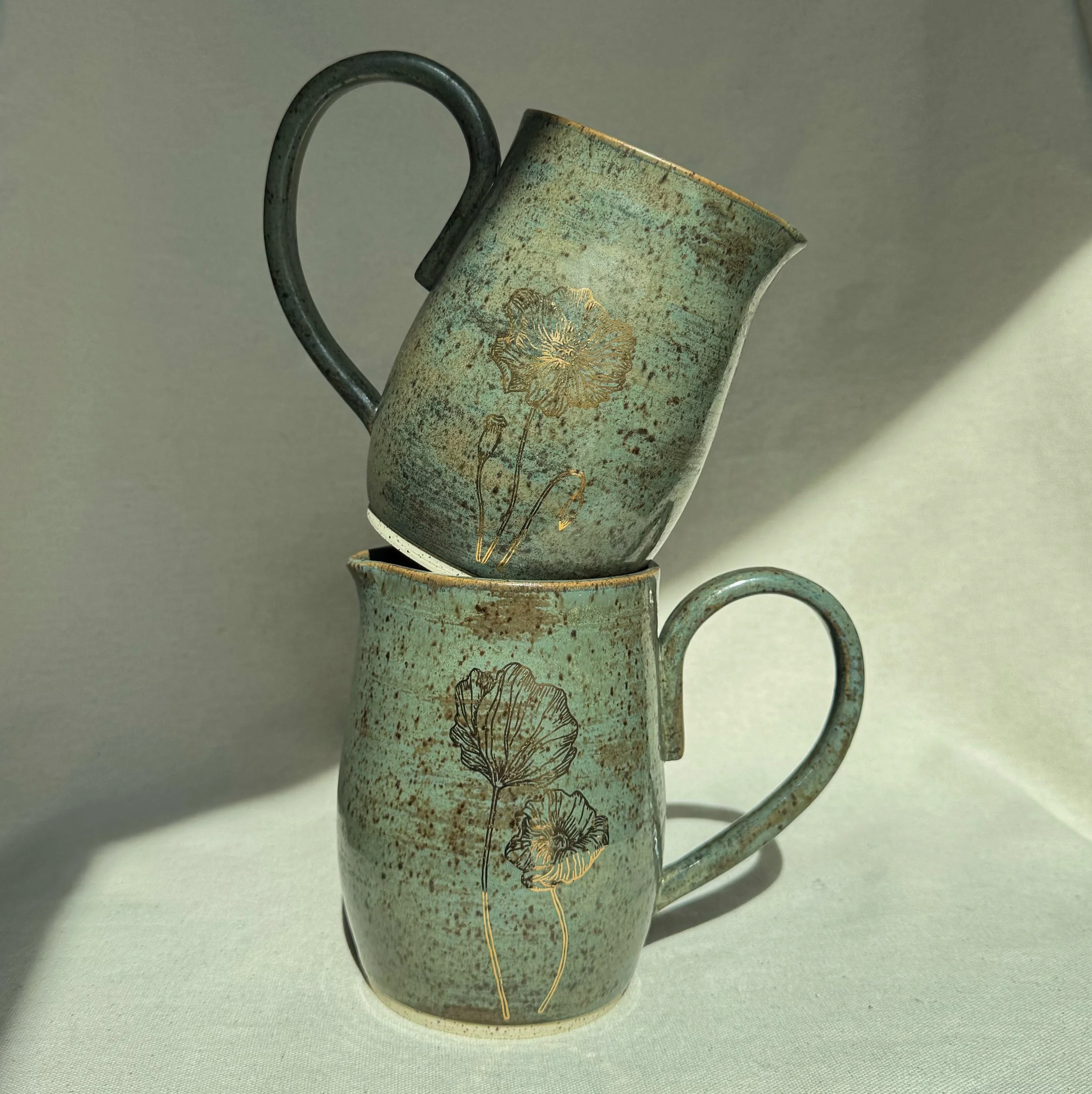 Golden Poppy Pitcher