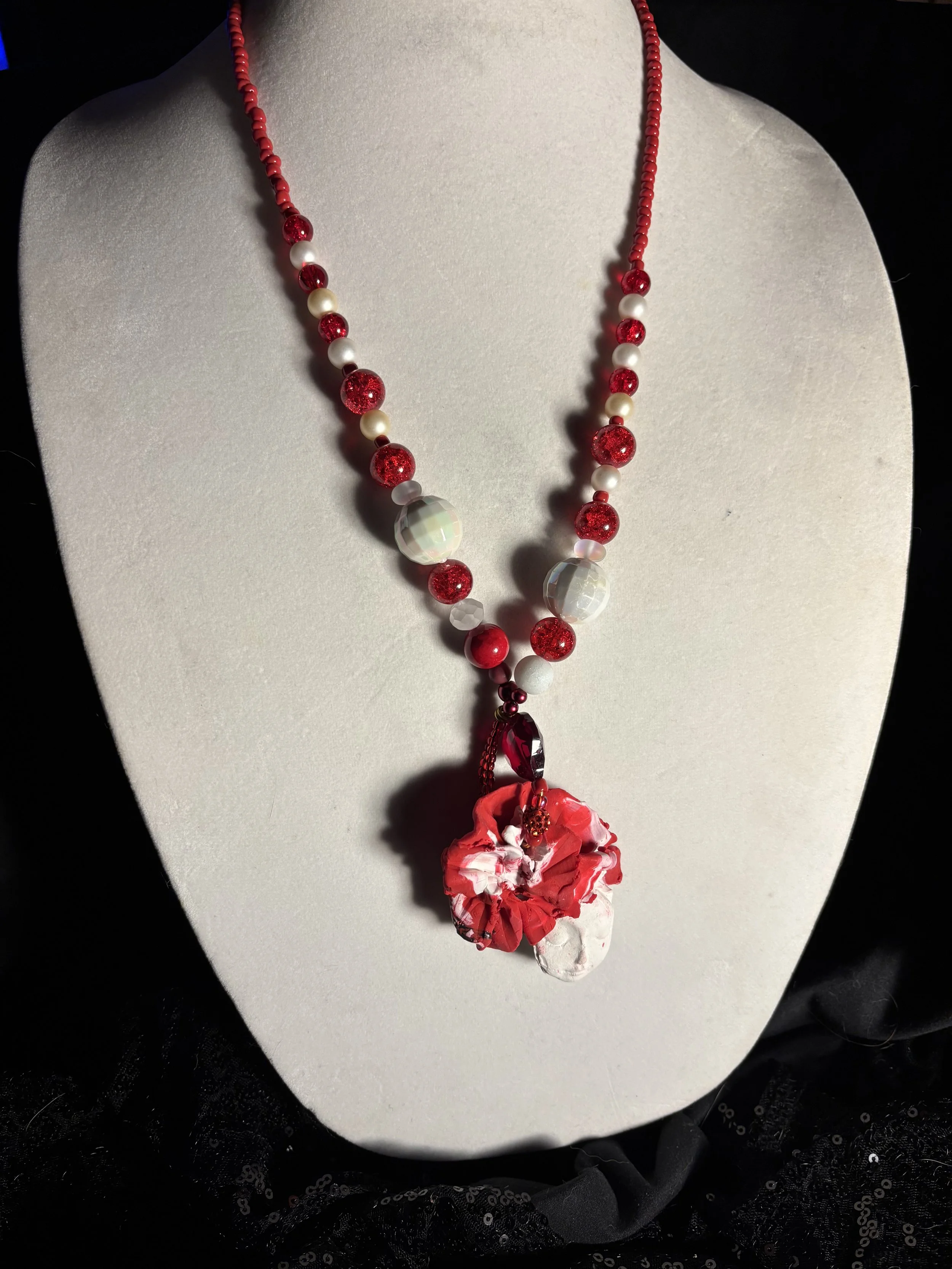 Flowers in Your Hair Face Necklace