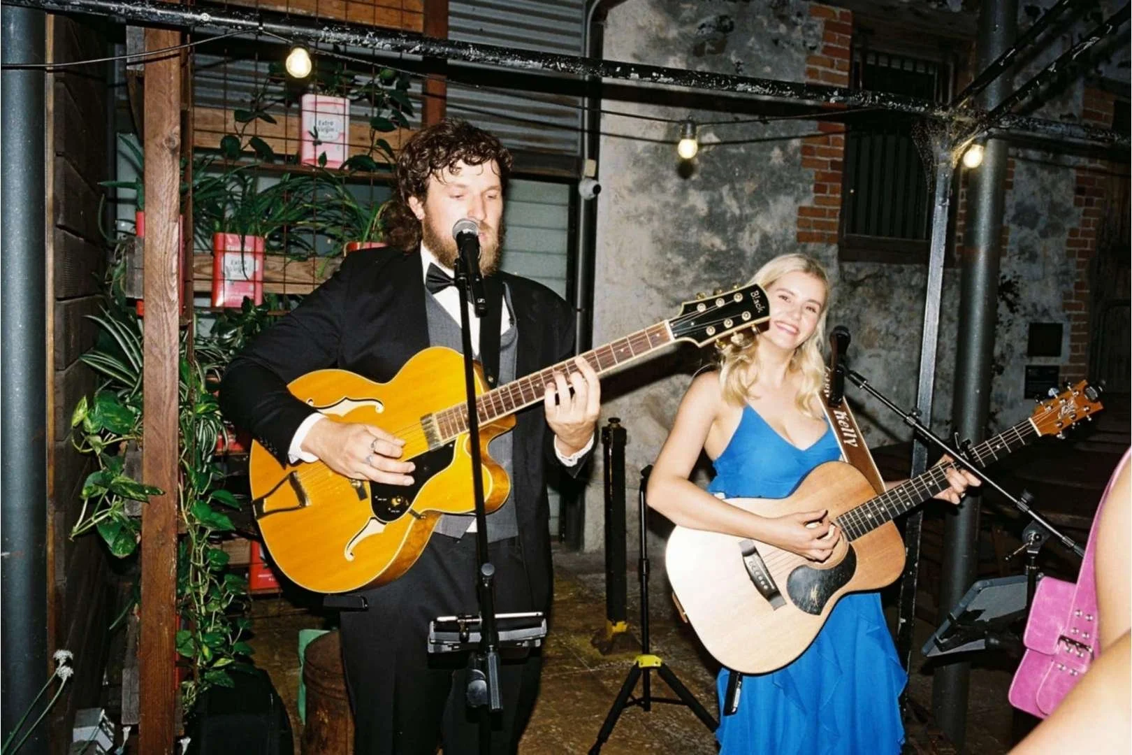 Diamond Wedding Duo live acoustic wedding package at Moore & Moore Cafe, Fremantle.