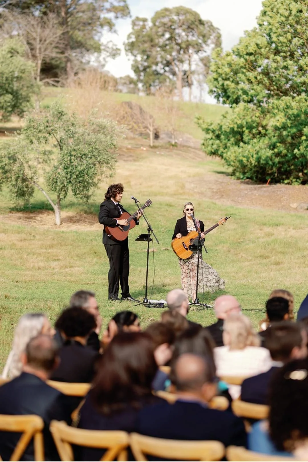 Diamond Wedding Duo all day live acoustic and DJ wedding package at a private residence in Jarrahdale.