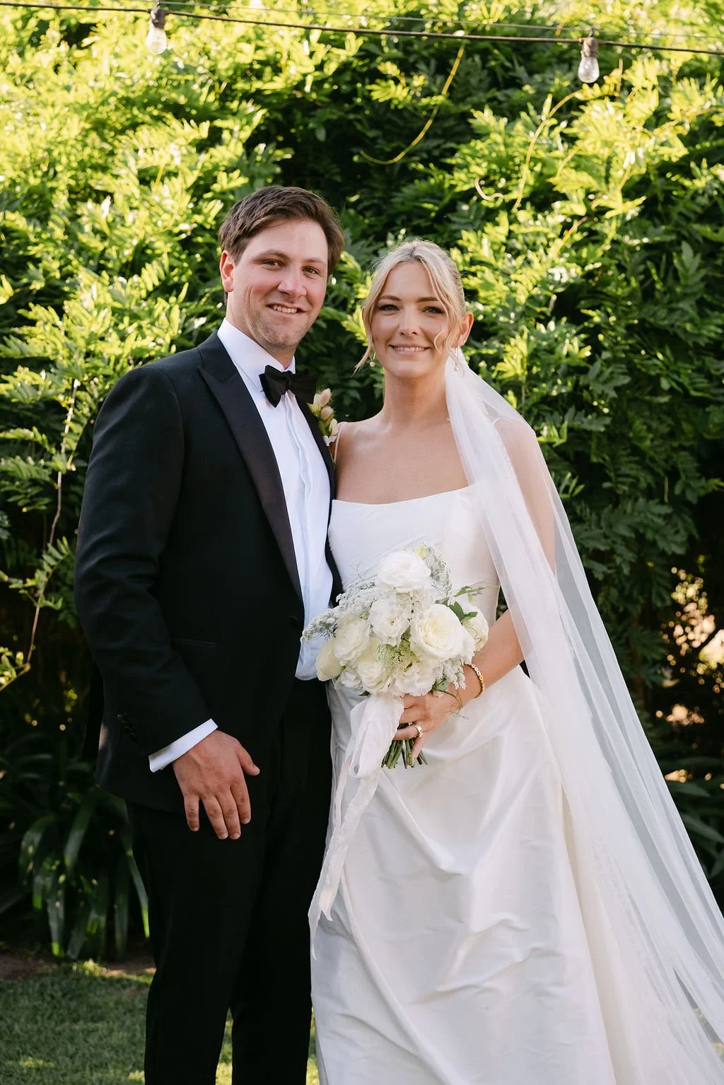 Newly married couple following their wedding ceremony with live music by Stella Kelly
