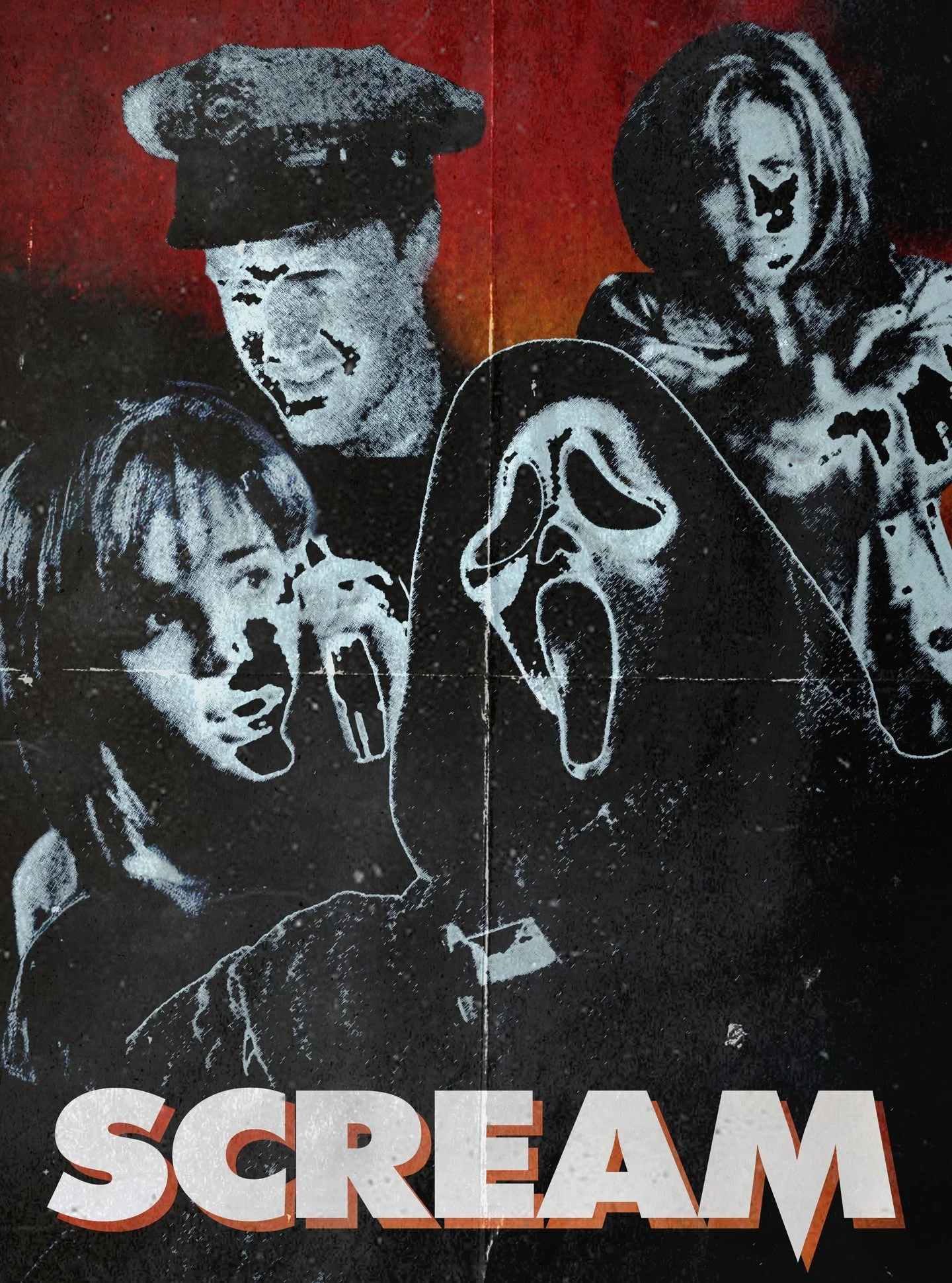 scream retro fan poster.
@screammovies 

#poster #scream #film #design