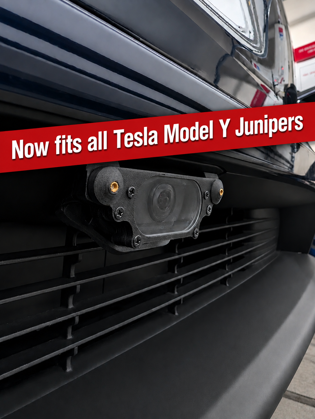 Front Camera Lens Protector for Tesla Model Y Juniper fits Standard, Premium, Performance and L models