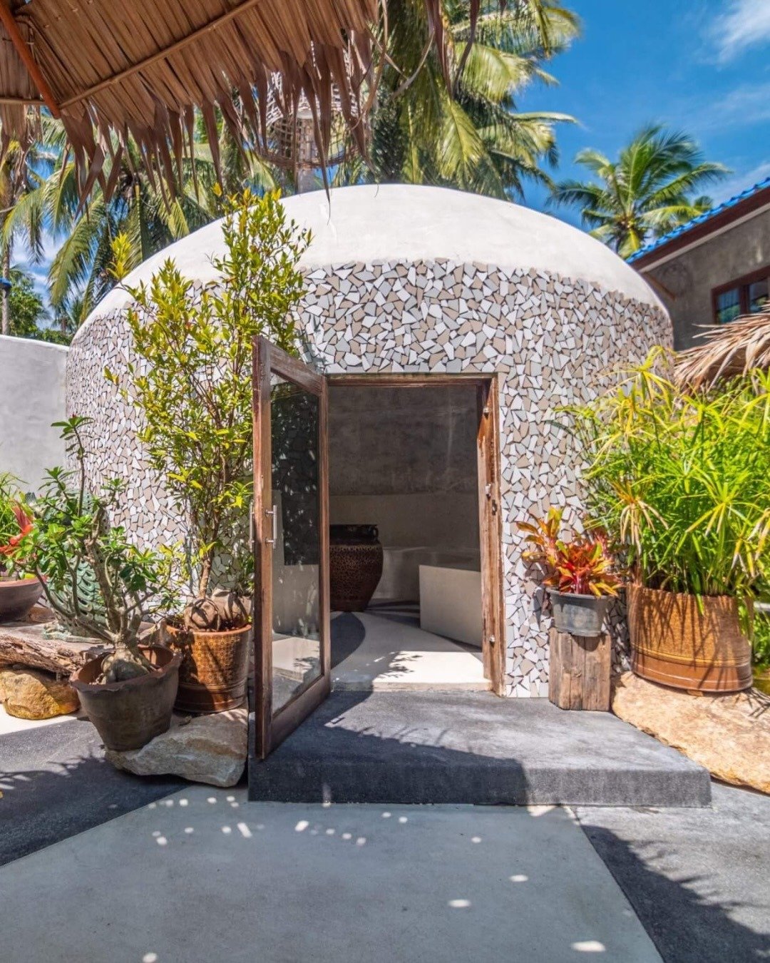 Sauna at Wonderland venue, Koh Phangan Thailand — included in Sirius Wild Woman Retreat